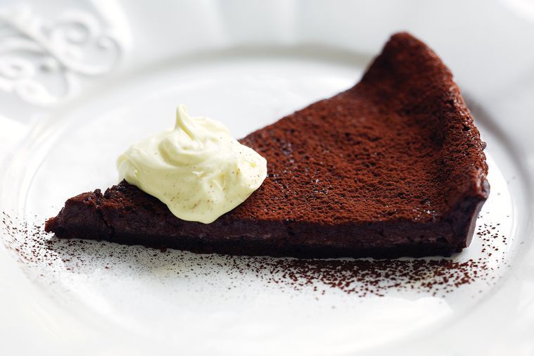 Red Wine & Chocolate Tart