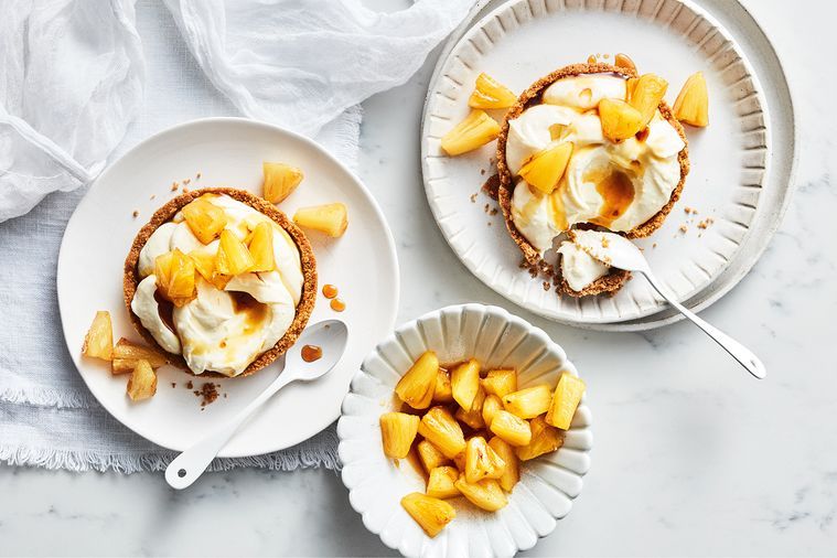 Ricotta, Ginger and Pineapple Tart